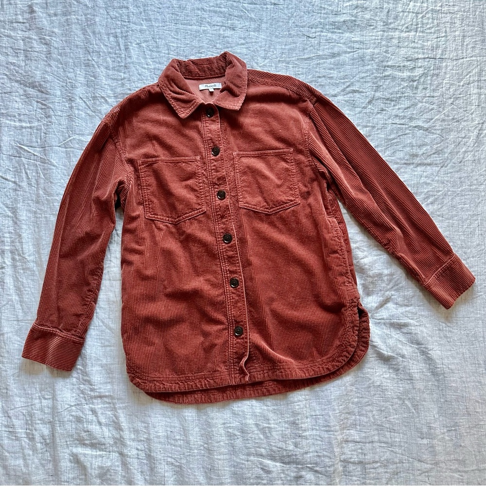 Madewell Corduroy Oversized Shirt Jacket